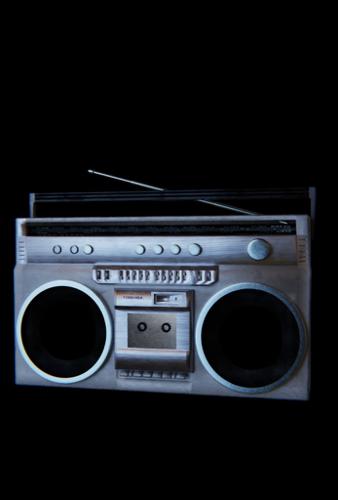 old cassette radio/ boom box preview image